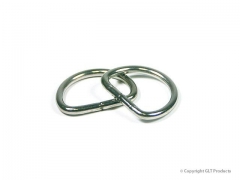 Stainless Steeel Galvanized, "D" Ring
